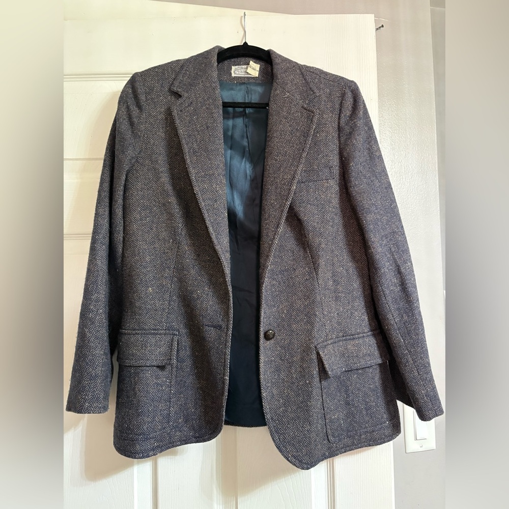 Vintage Villager Wool Blend Blazer